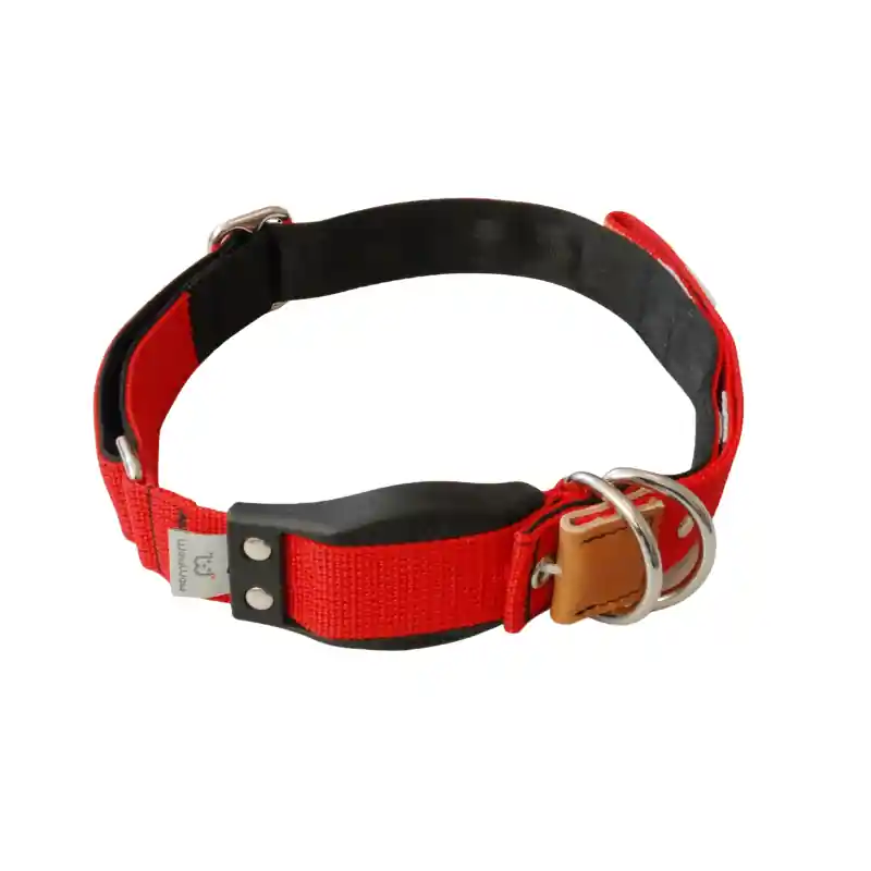 Knallerangebot WowWow Hundehalsband mit integrierter Leine Rot