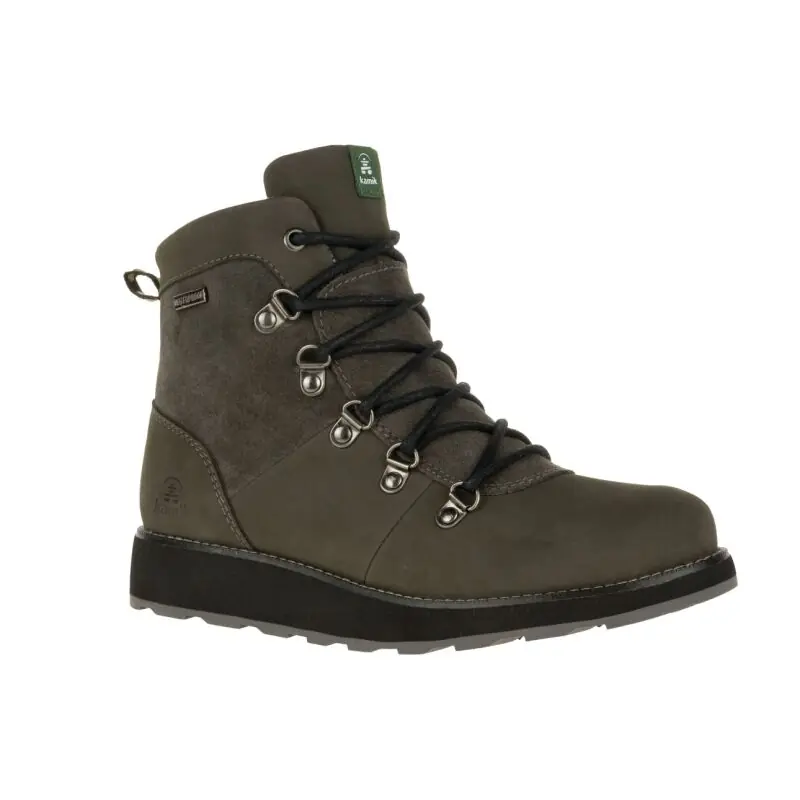 Kamik Damen Lederschuh Ariello Charcoal-Charbon Wochenendangebot