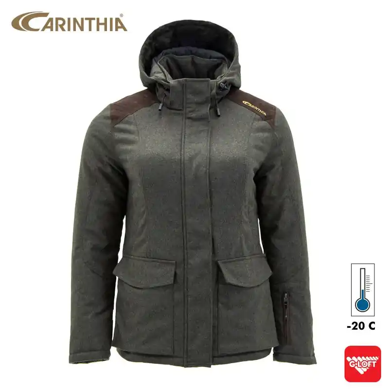 CARINTHIA G-LOFT Damen Lodenparka Oliv Versand Am Gleichen Tag