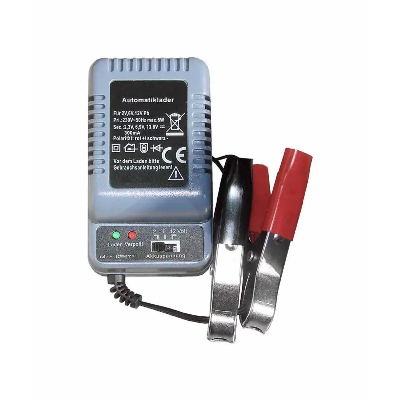 Ladegerät für Futterstreuer Akkus 6-12V Must-Have
