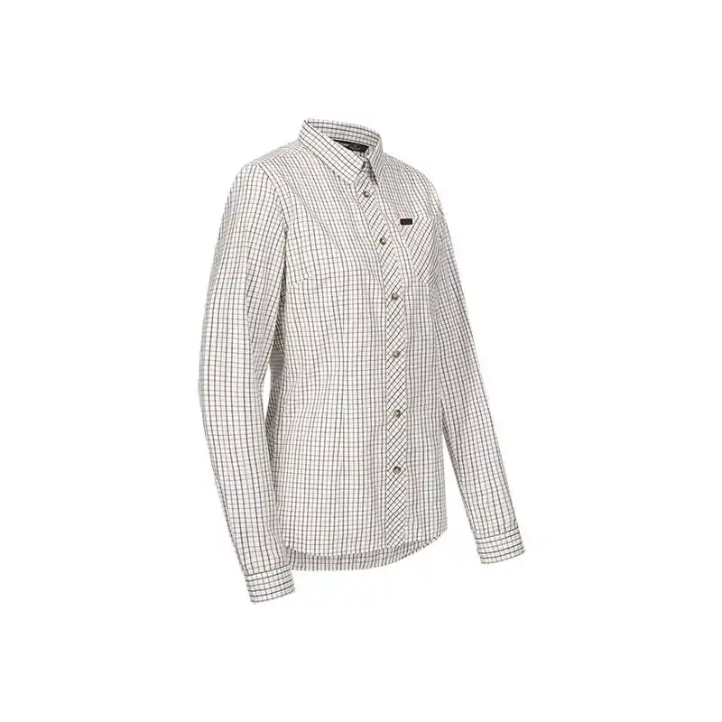 Blaser Damen Bluse Juna oliv/beige kariert Knallerangebot