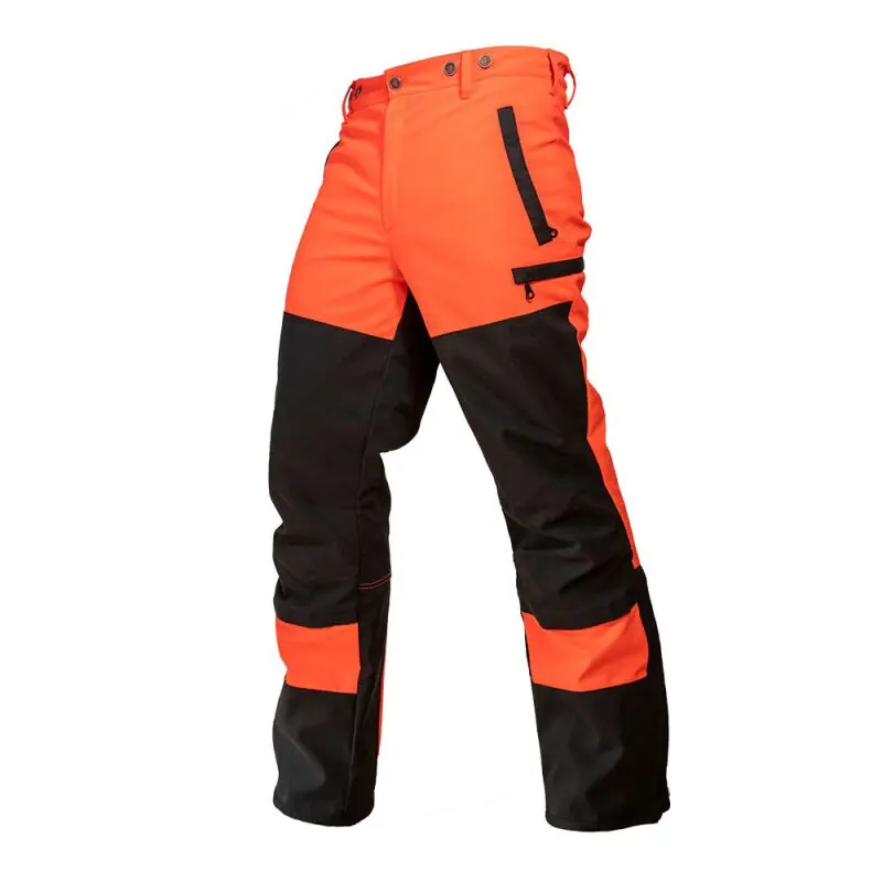 Kruedener Herren Keilerschutzhose Warnrot Must-Have