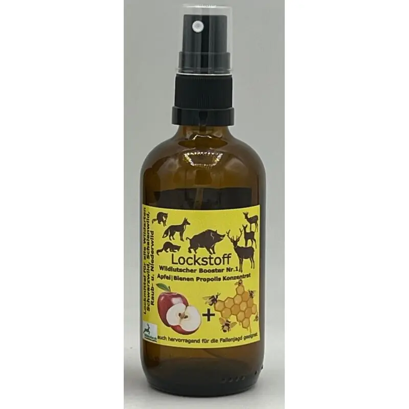 Wildlutscher Flüssigköder Booster Nr.1 Apfel/ Bienen Propolis 100 ml Neue Kollektion