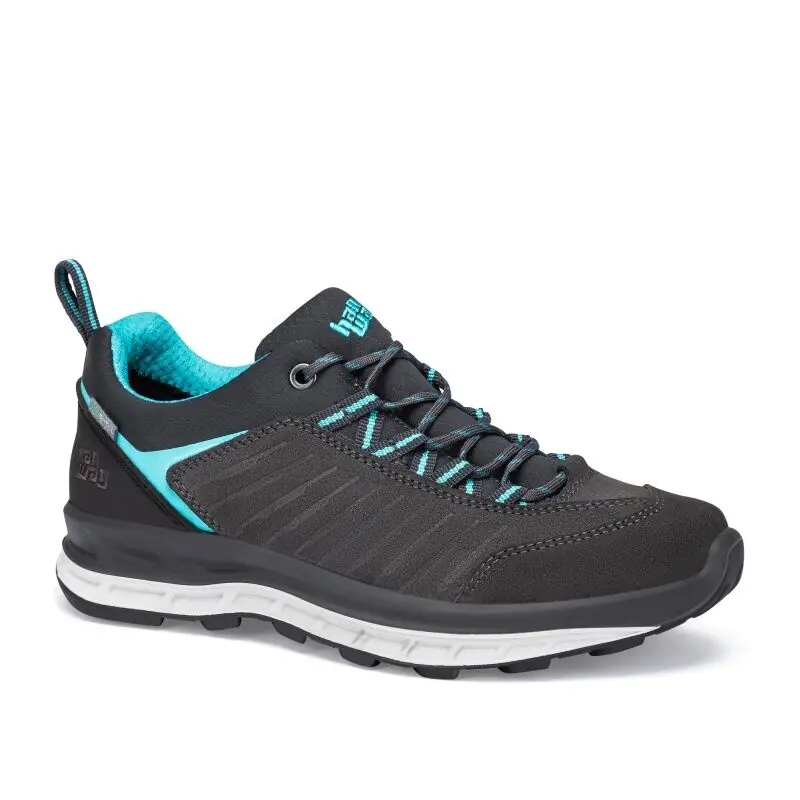 Han Wag Damenschuh Blueridge Low ES Asphalt/Ocean Echt