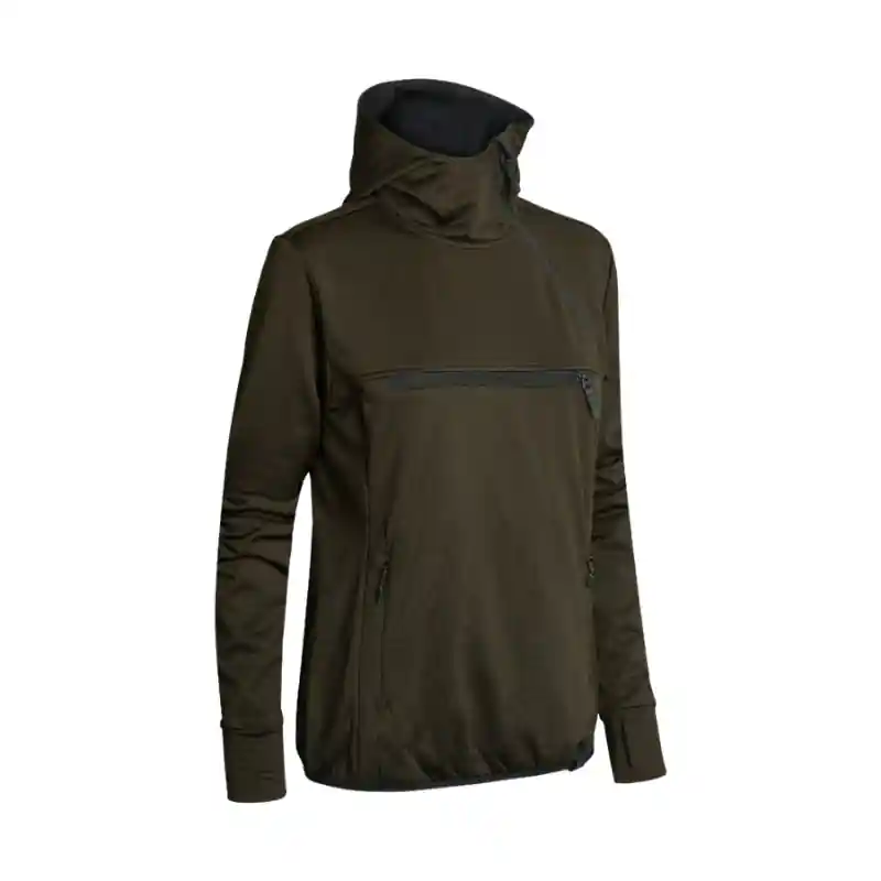 Northern Hunting Damen Fleecehoodie Saga Braun Neue Ware