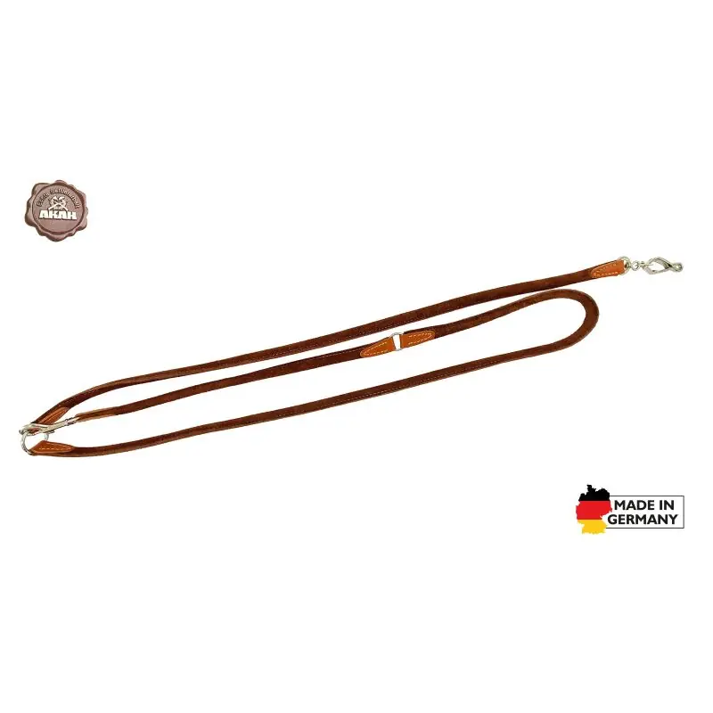 Knallerangebot AKAH Umhängeleine aus Yak-Leder Velours