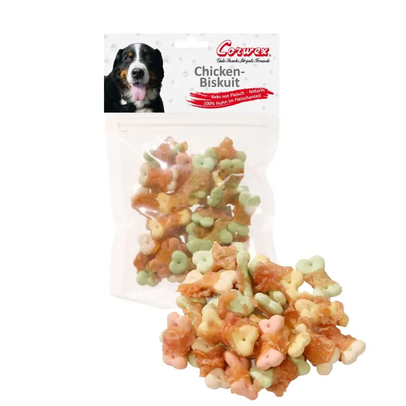 Meistverkauft Corwex Hundesnack Chicken-Biskuit 70g