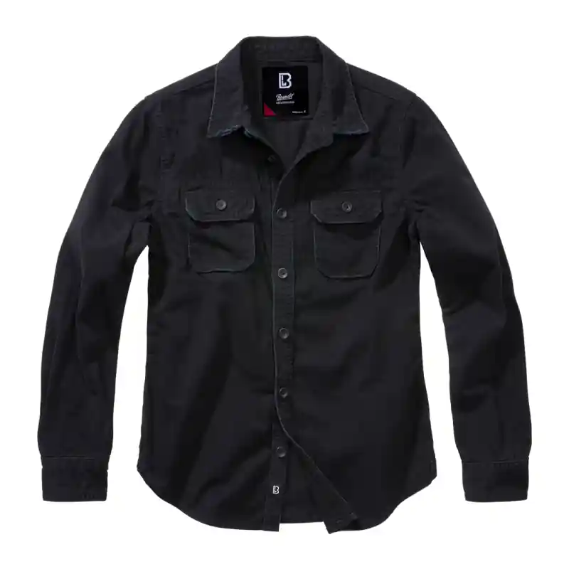 Letzte Chance Brandit Damen Vintageshirt Longsleeve Schwarz