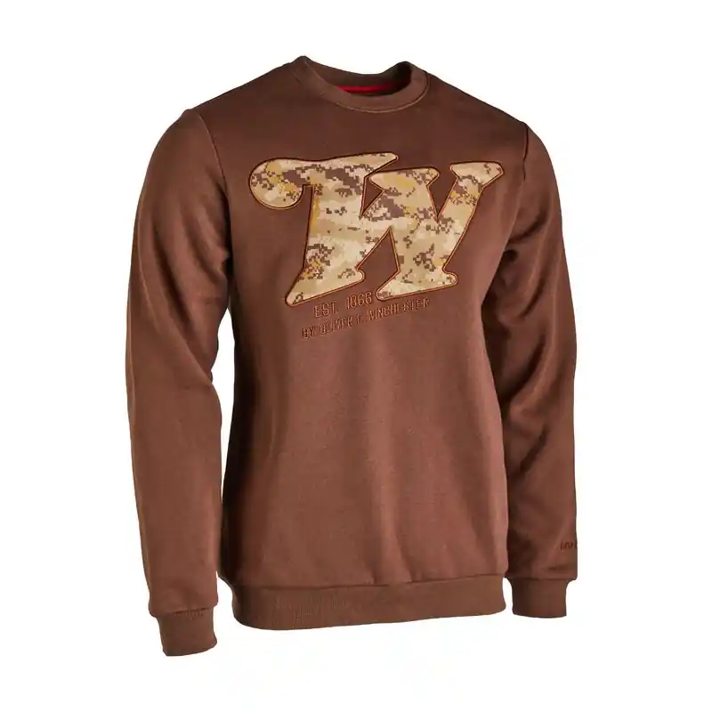 Solange Der Vorrat Reicht Winchester Herren Sweatshirt Redstone Brown