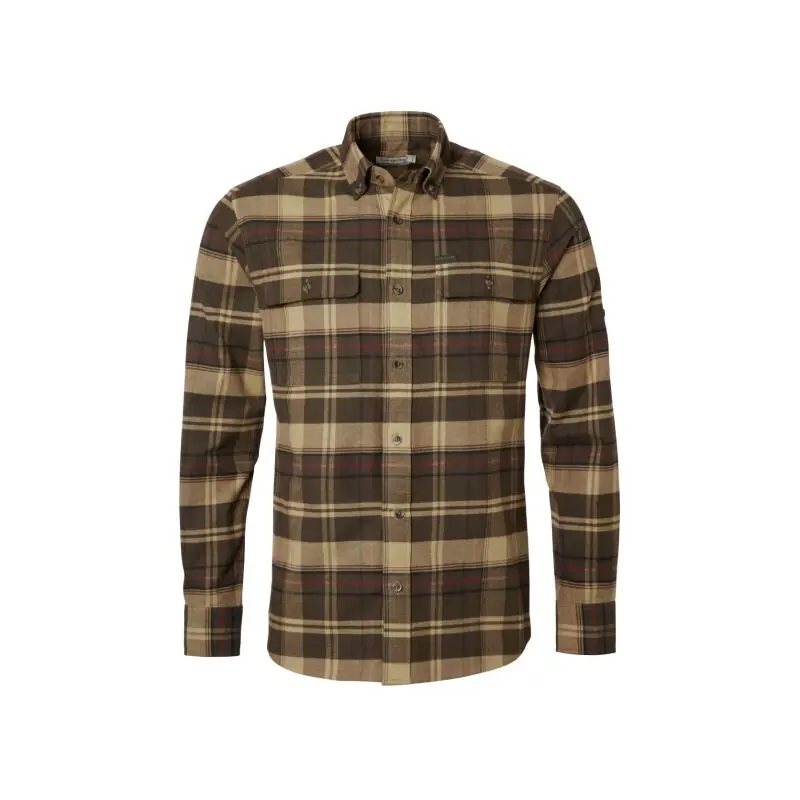 Chevalier Herrenhemd Heron Soil Brown Checked Top-Angebot