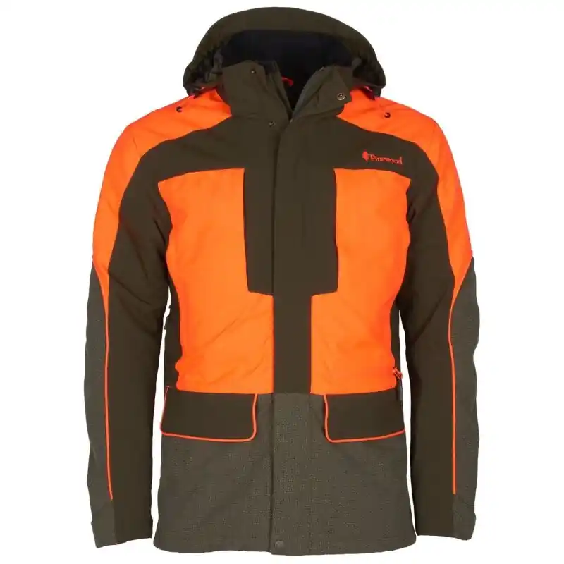 Expressversand Pinewood Herren Jacke Thorn Resistant Mossgreen/Orange