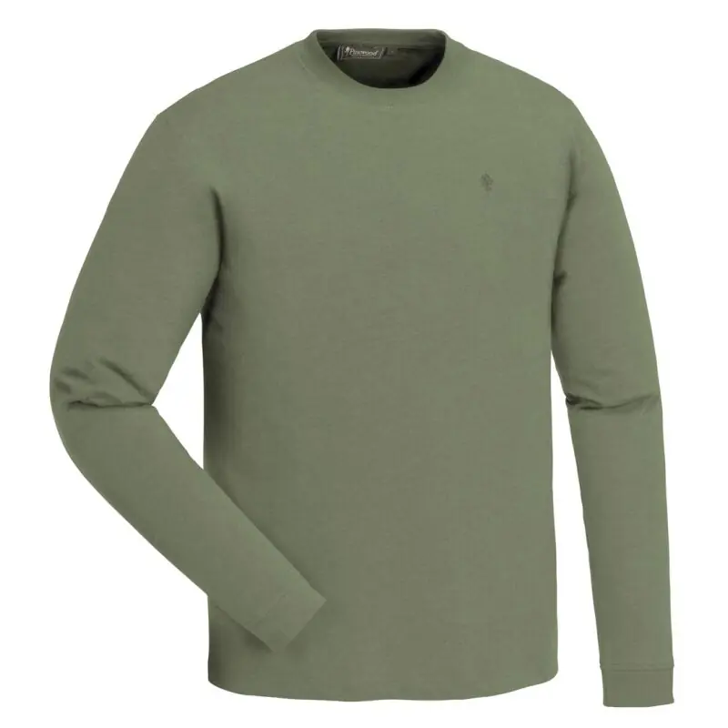 Preisreduziert Pinewood Herren Longsleeve Shirt Midgreen