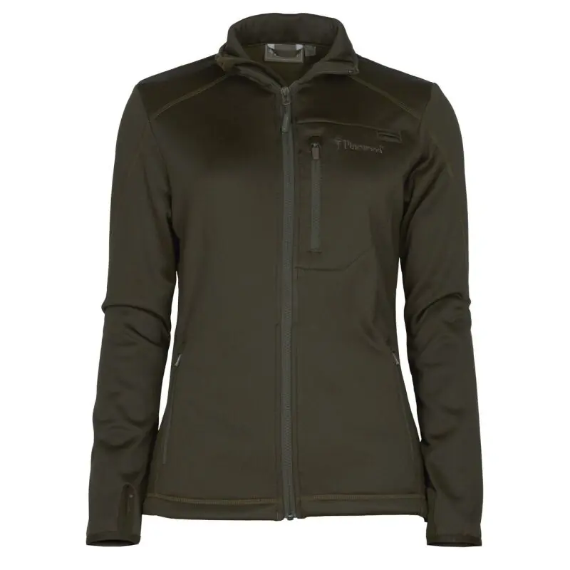 Preiswert Pinewood Damen Fleecejacke Frazer Power Dark Mossgreen