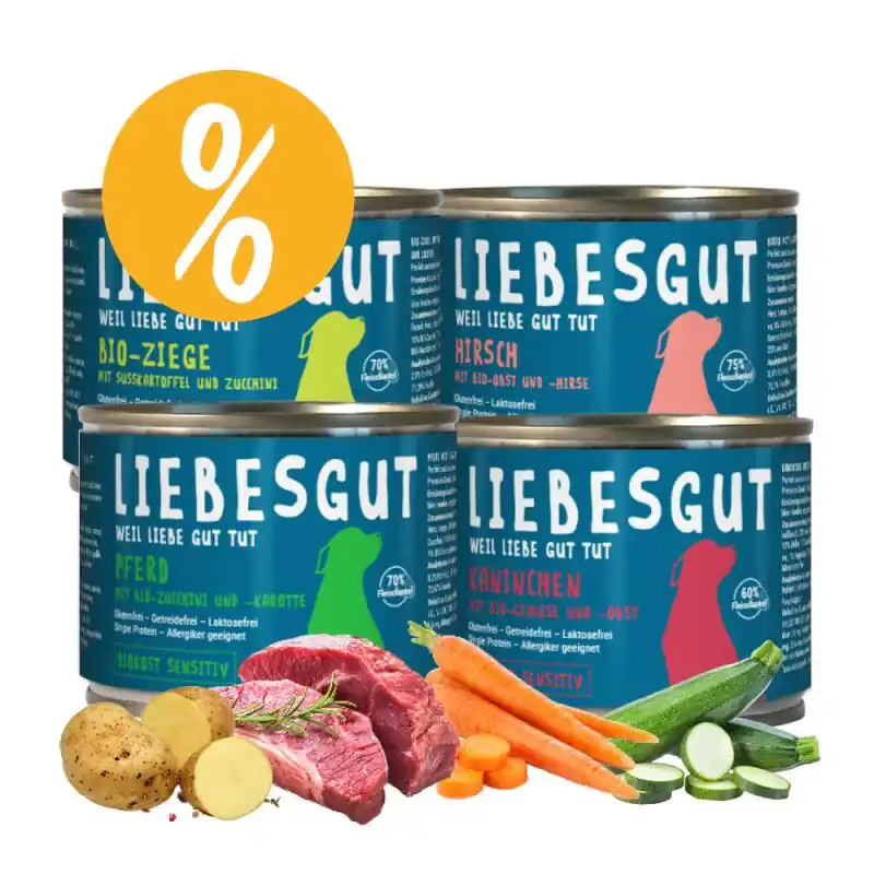 Liebesgut Probierpaket Hund Sensitiv Top-Seller