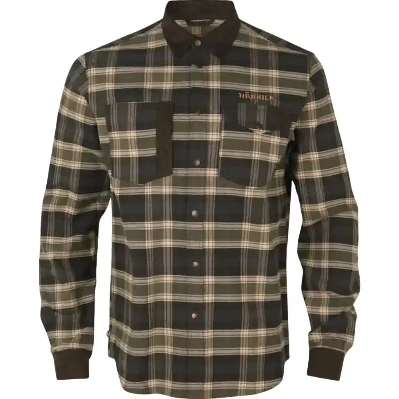 Sale Härkila Herren Hemd Aivak Olive