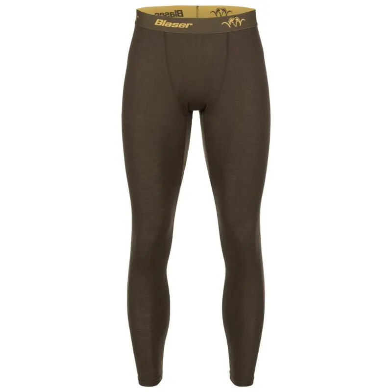 Abverkauf Blaser Herren Hose Merino Base Layer Jonar Dunkelbraun