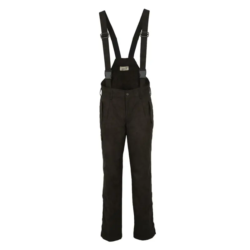Hubertus Herren Hose Microvelours Oliv/Braun Aktuell