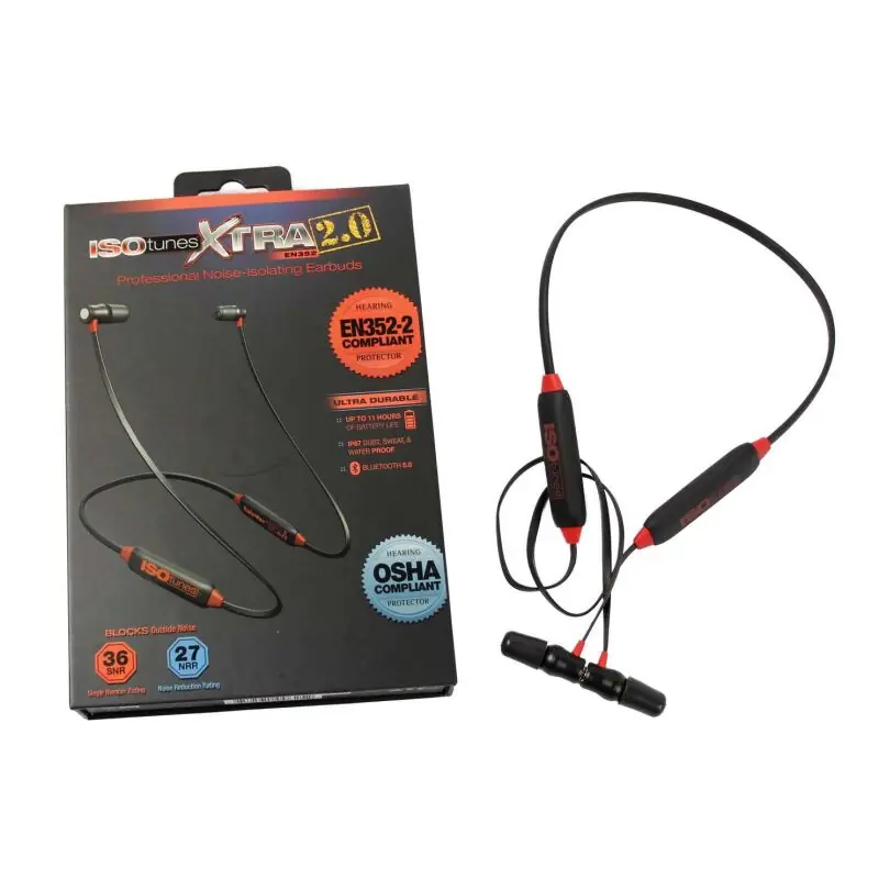 Isotunes Gehörschutz Xtra 2.0 Black/Red Direktkauf
