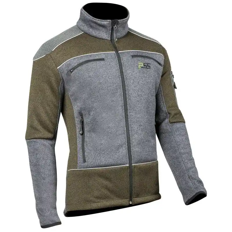 Direktkauf PSS X-Treme Arctic Faserstrickjacke Grau/Grün