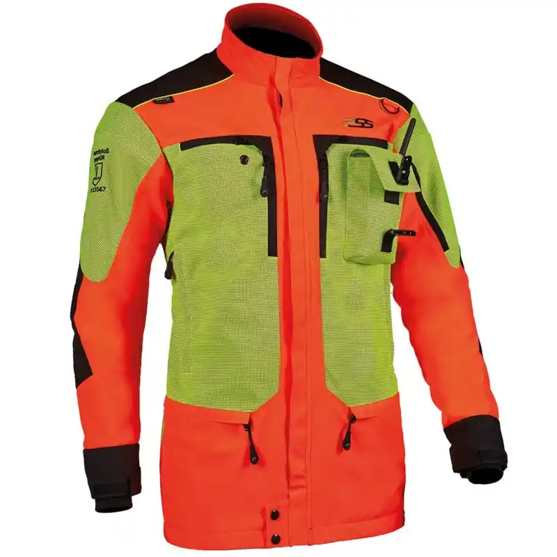 Abverkauf PSS X-treme Herren Sauenschutzjacke Protect Neonrot/Gelb