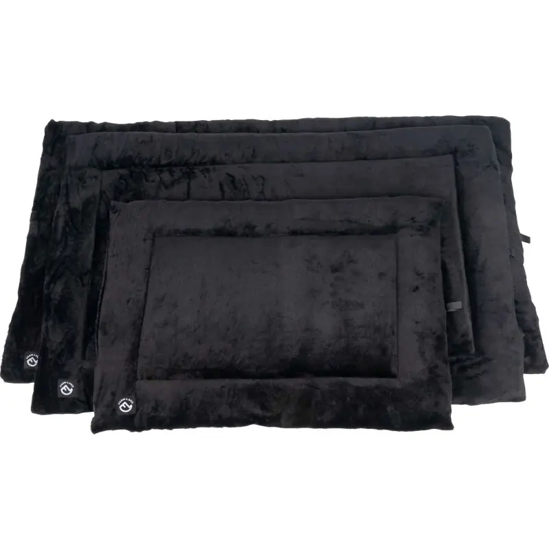 Farm-Land Outdoor Hundedecke Velours Schwarz Schnäppchen