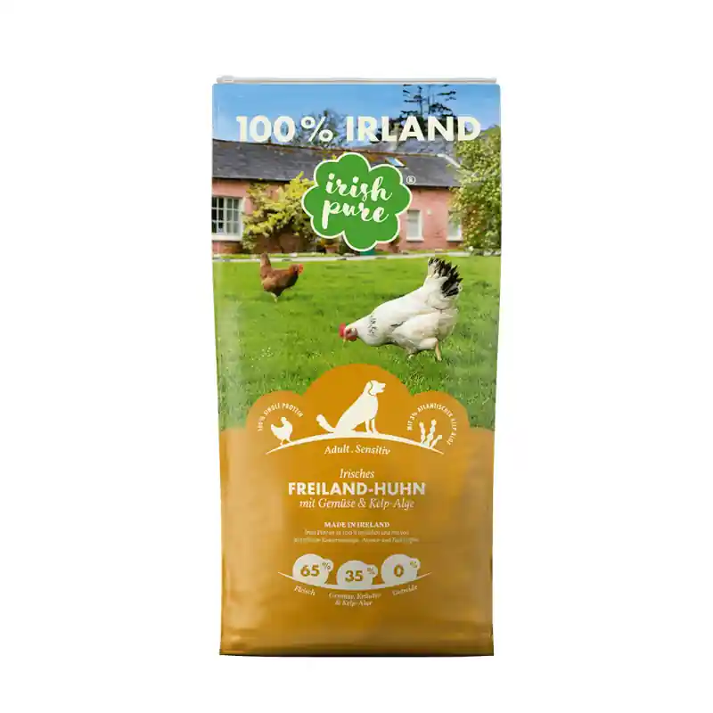 Irish Pure Hundetrockenfutter Irisches Freiland-Huhn Adult Top-Preis
