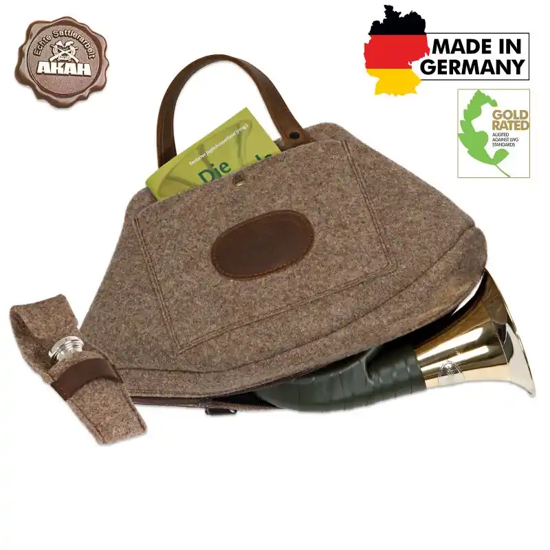 Markenware AKAH Wollfilz-Futteral für Fürst Pless-Horn