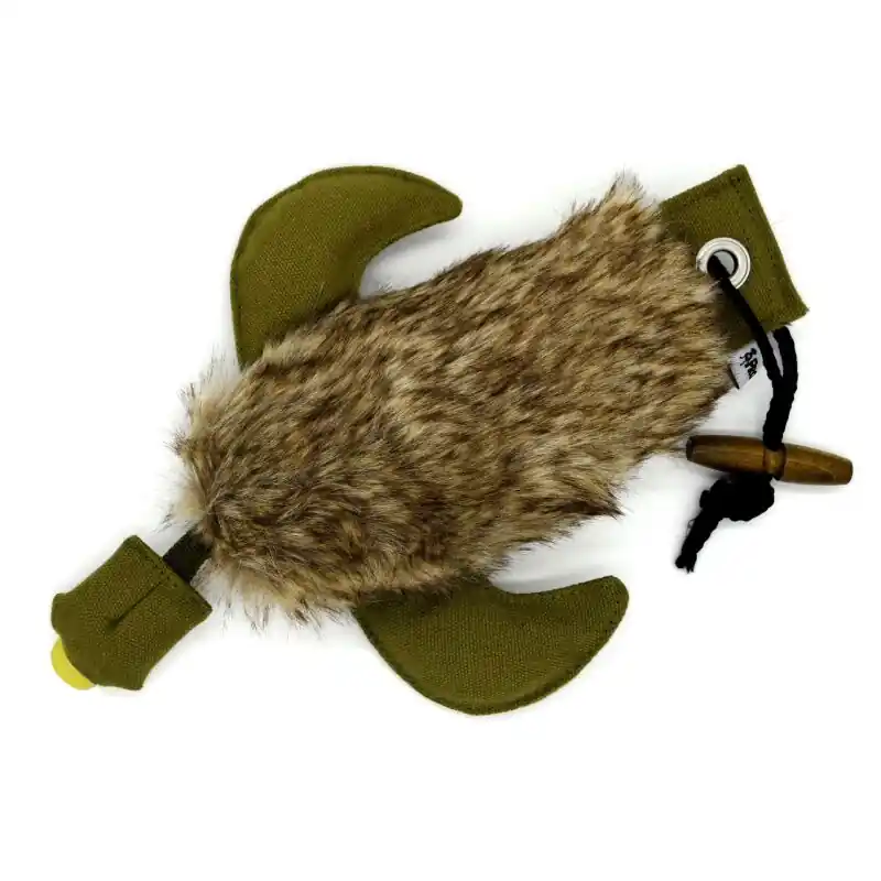Farm-Land Hunde Dummy Ente mit Fell 300g Neue Kollektion