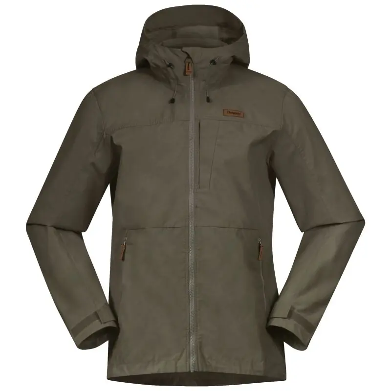 Preisreduziert Bergans Herren Jacke Nordmarka Leaf Light Wind Grün Mud