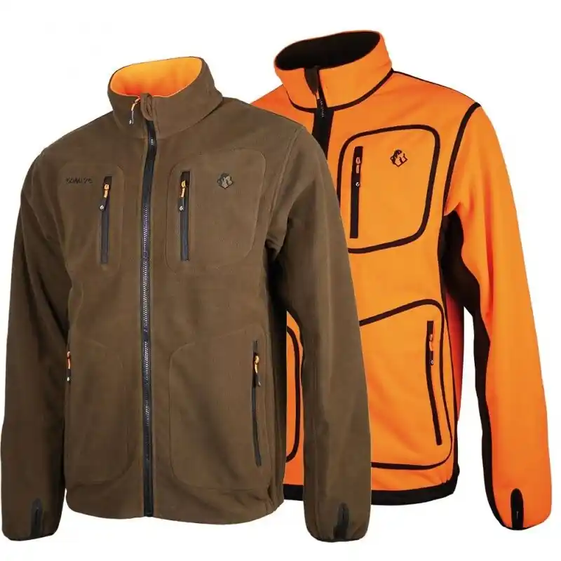 Geprüft Somlys Damen Wendejacke Polar Orange/Braun