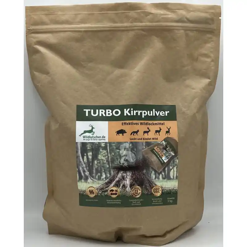 Wildlutscher Kirrpulver Turbo 3kg Letzte Chance