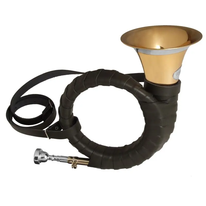 Sichere Zahlung Jagdhorn Original Fürst Pless-Horn mit Kunstlederumwicklung