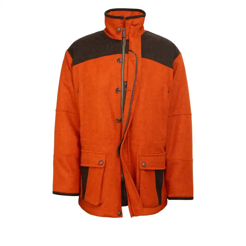 Rascher Herren Jacke Signal-Loden orange-melange Jetzt Bestellen