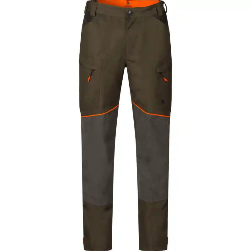 Preisreduziert Seeland Herren Hose Venture Pine green/Hi-Vis orange