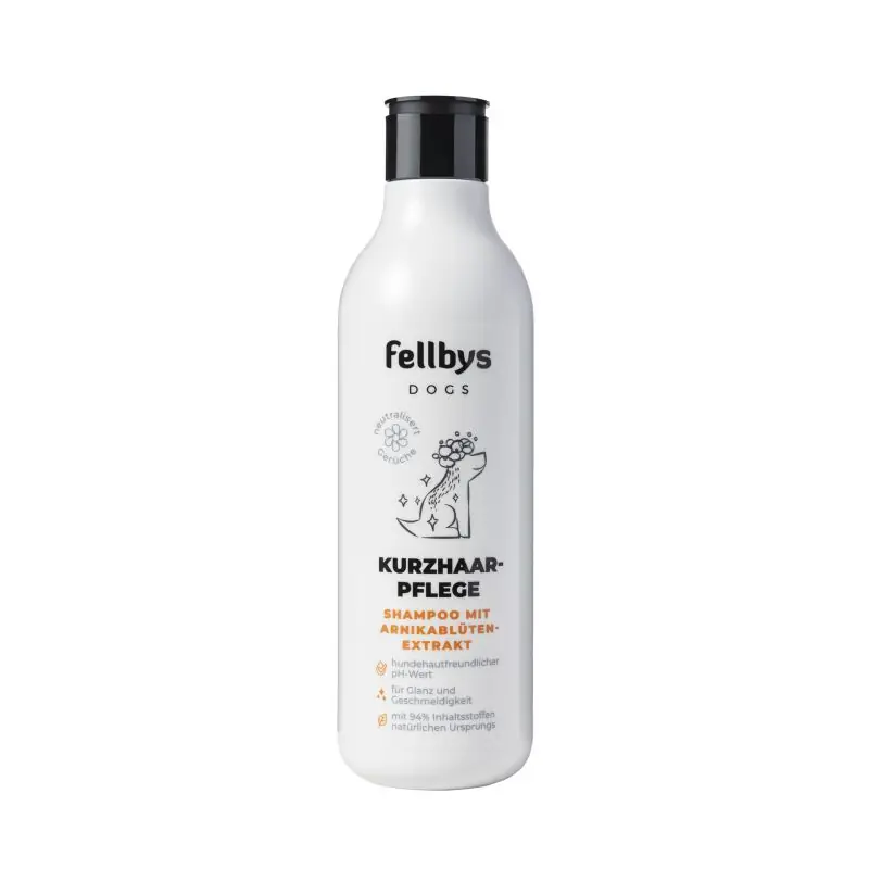 Solange Der Vorrat Reicht Fellbys Dogs Kurzhaarpflege Shampoo mit Arnikablüten-Extrakt 250ml