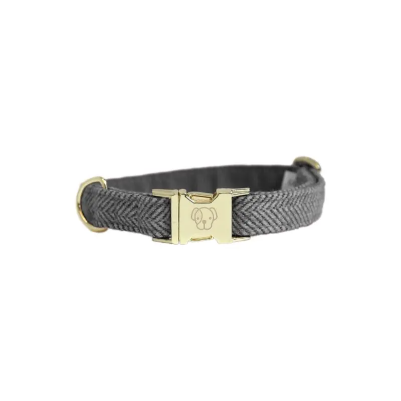 Neue Kollektion Kentucky Dogwear Hundehalsband Wool Grau