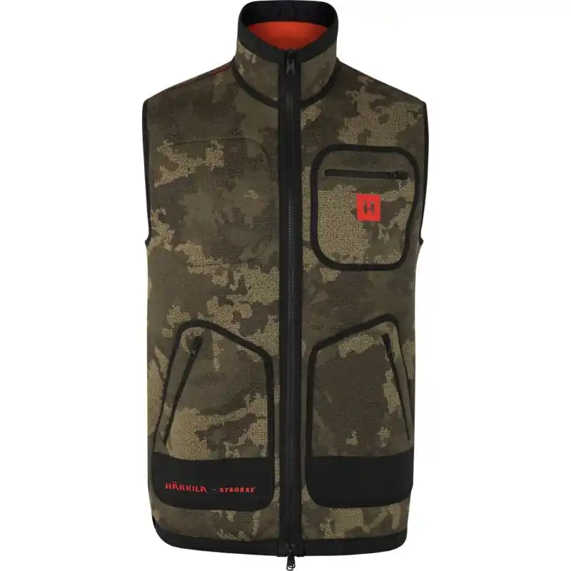 Versand Am Gleichen Tag Härkila Herren Weste Kamko Pro Edition Reversible Hi-Vis AXIS MSP®Limited Edition/Orange
