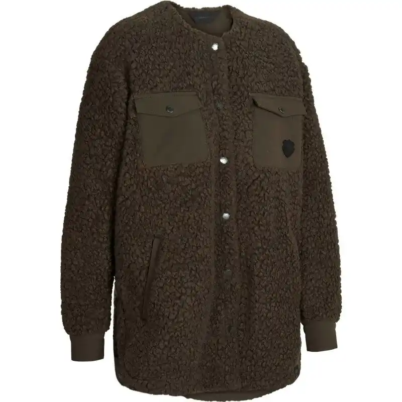 Northern Hunting Damen Wollhemdjacke Ragnhild Dark Green Neue Kollektion