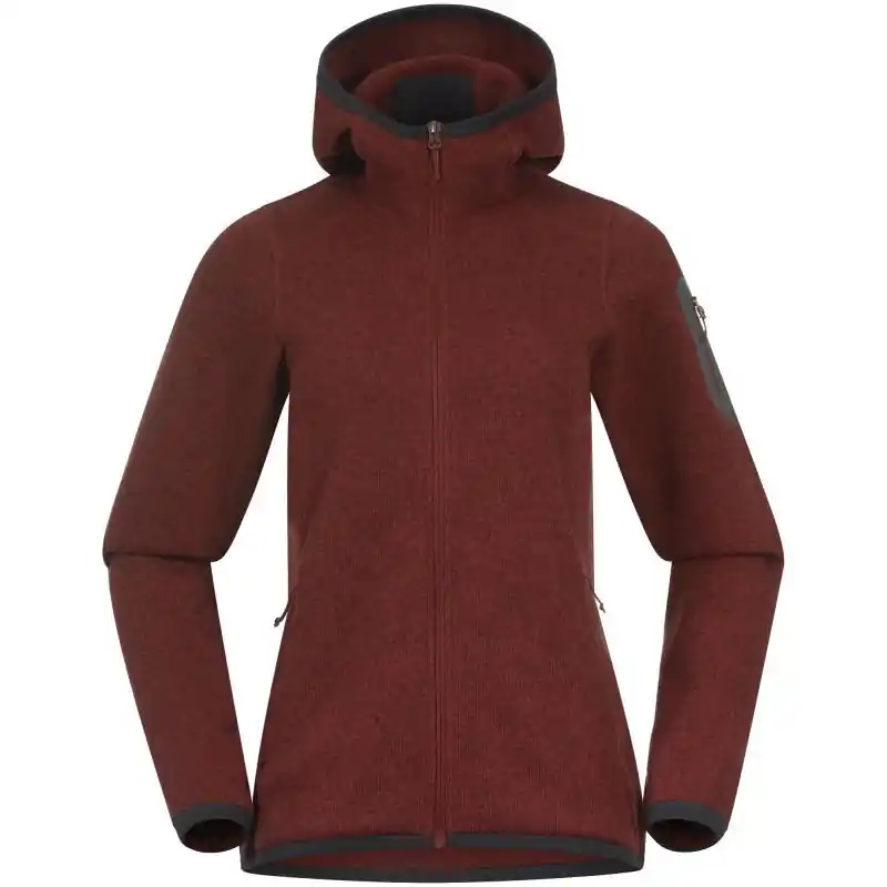 Bergans Damen Hoodie Kamphaug Knitted Preiswert