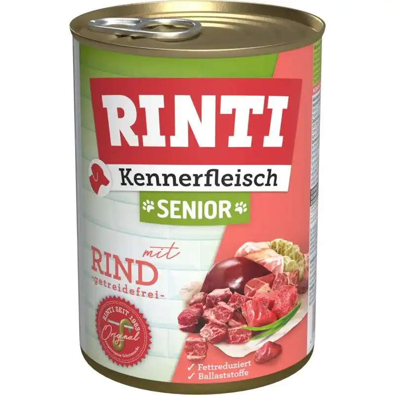 Günstig Rinti Hunde Nassfutter Dose Kennerfleisch Senior