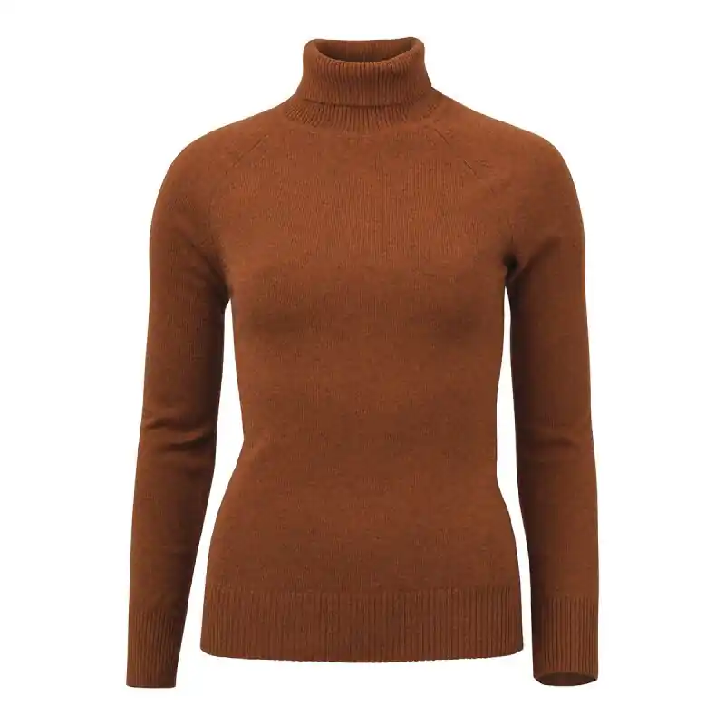 Laksen Damen Pullover Rollkragen Kit Lambswool Sonderaktion