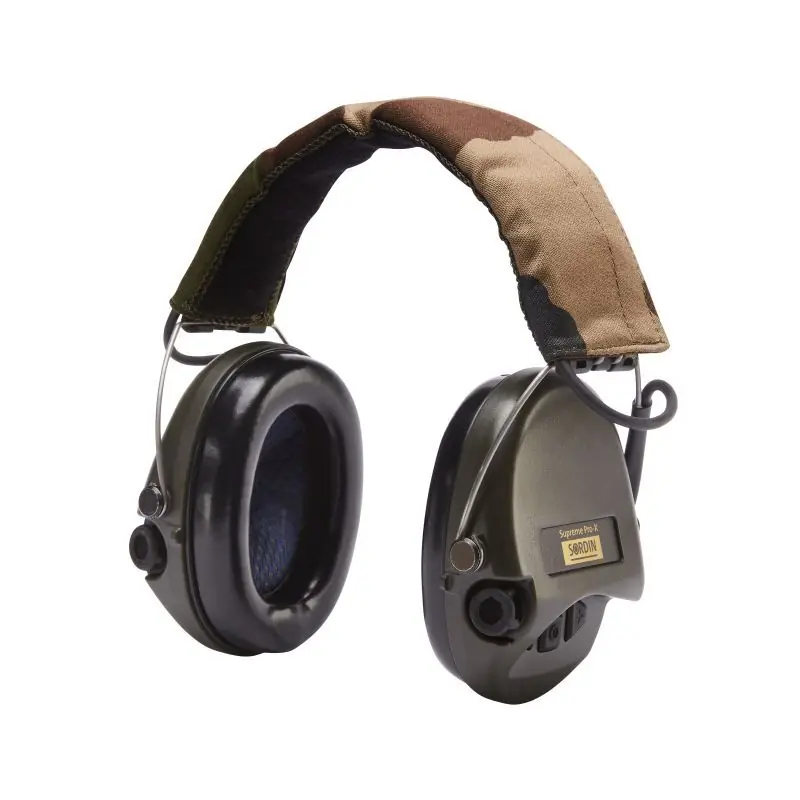 Expressversand Sordin Gehörschützer Supreme Pro X V23 mit Camo-Bügel, Grün