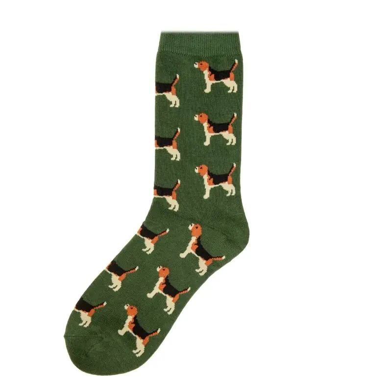 Krawattendackel Unisex Socken Beagle grün Super-Preis
