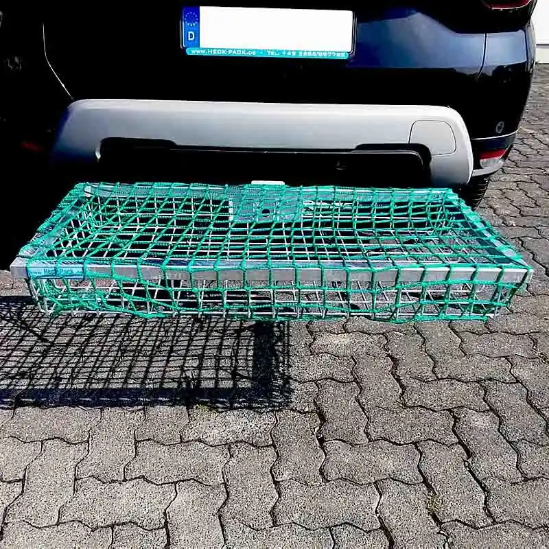 Direkt Vom Hersteller Heck-Pack Abdecknetz in grün für Heckträger inkl. Befestigungsgummis