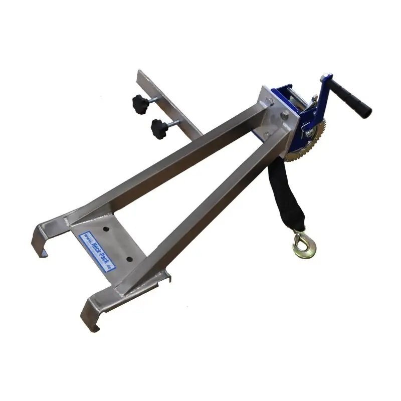 Top-Preis Heck-Pack Aufsteckbare Halterung mit Handseilwinde für 125 mm Heck-Pack Heckträger