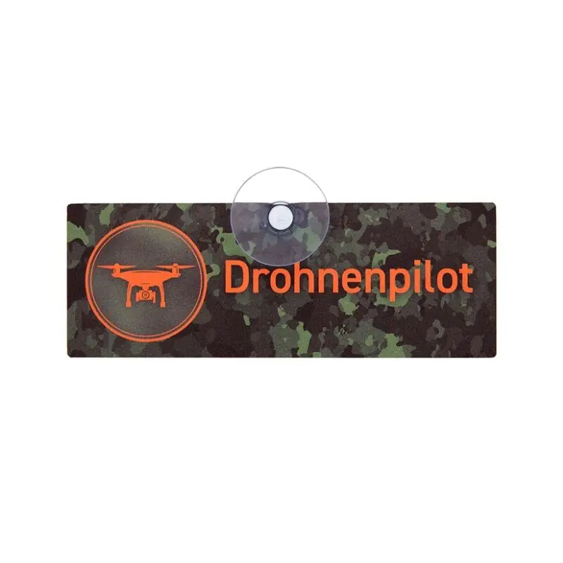 Wilde Hilde Saugnapfschild "Drohnenpilot" II Schnäppchen