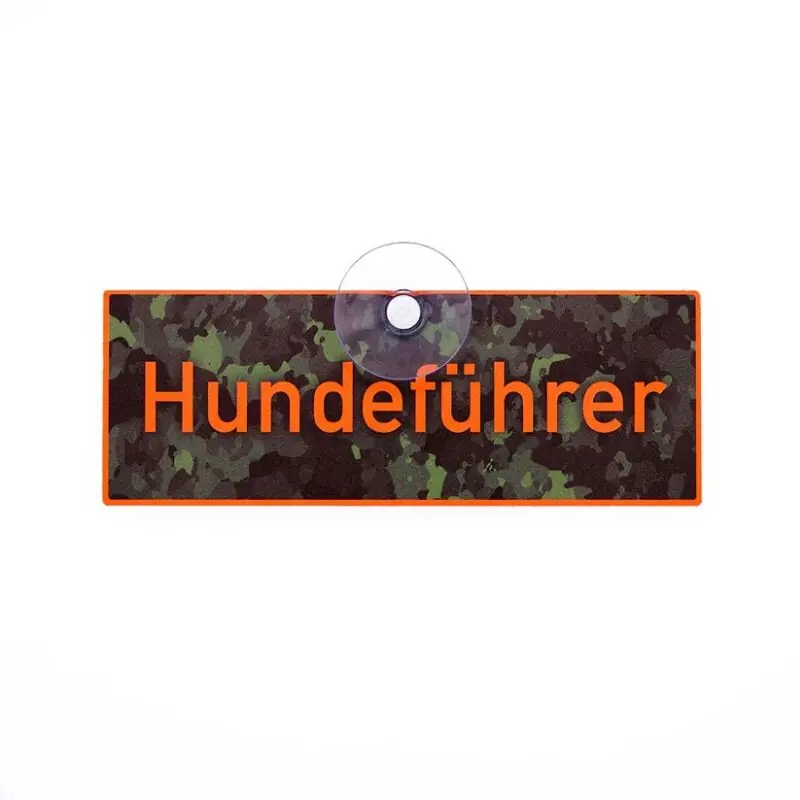 Mega-Angebot Wilde Hilde Saugnapfschild "Hundeführer"
