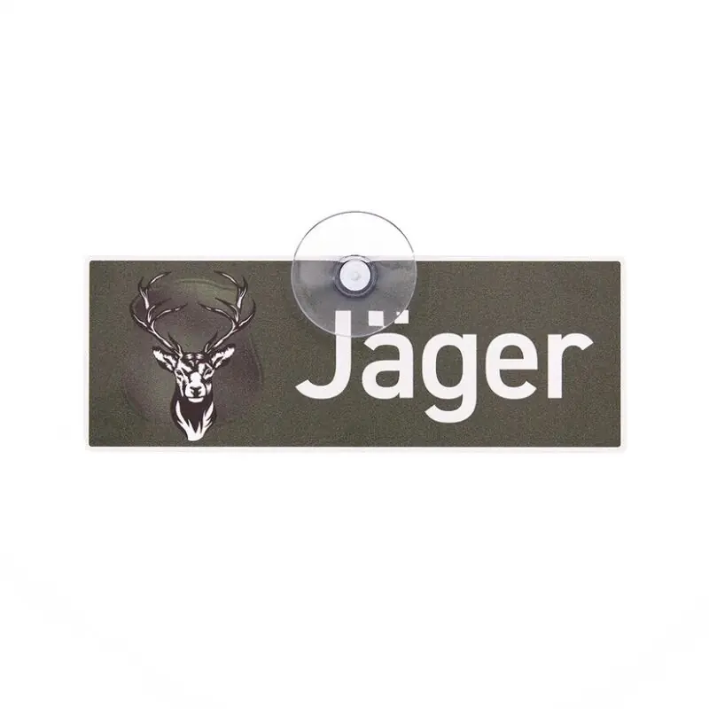 Wilde Hilde Saugnapfschild "Jäger" Meistverkauft