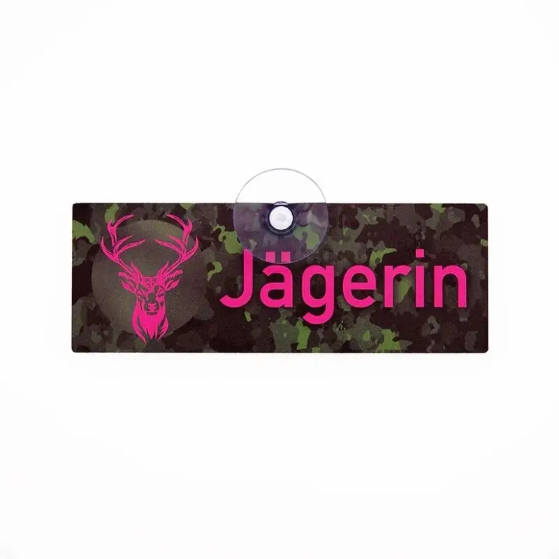 Wilde Hilde Saugnapfschild "Jägerin" IIII Pink Sale