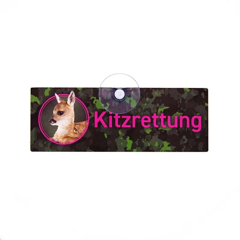 Wilde Hilde Saugnapfschild "Kitzrettung" V Direkt Vom Hersteller